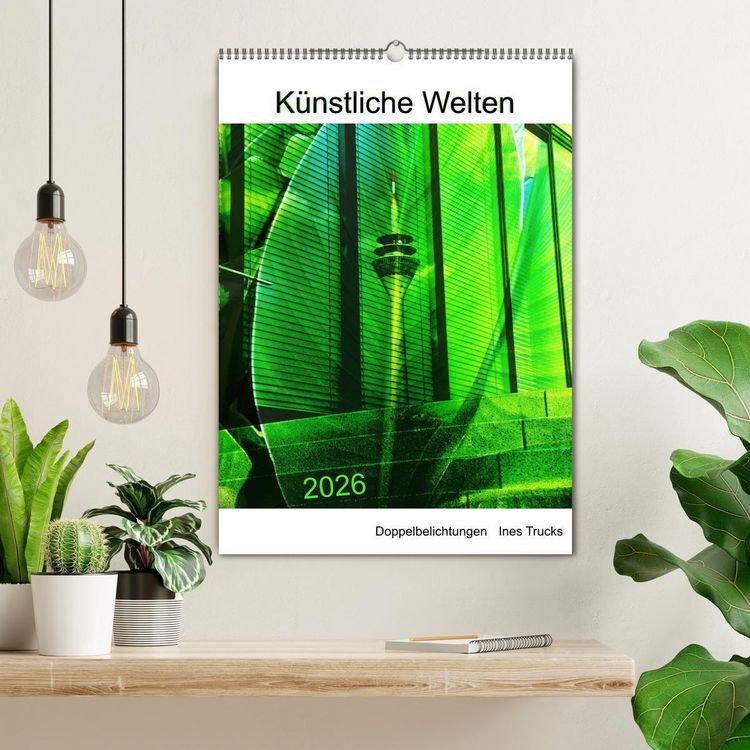 Produktbild: K&uuml;nstliche Welten (Wandkalender 2026 DIN A2 hoch), CALVENDO Monatskalender