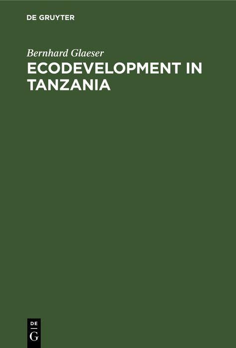 Produktbild: Ecodevelopment in Tanzania