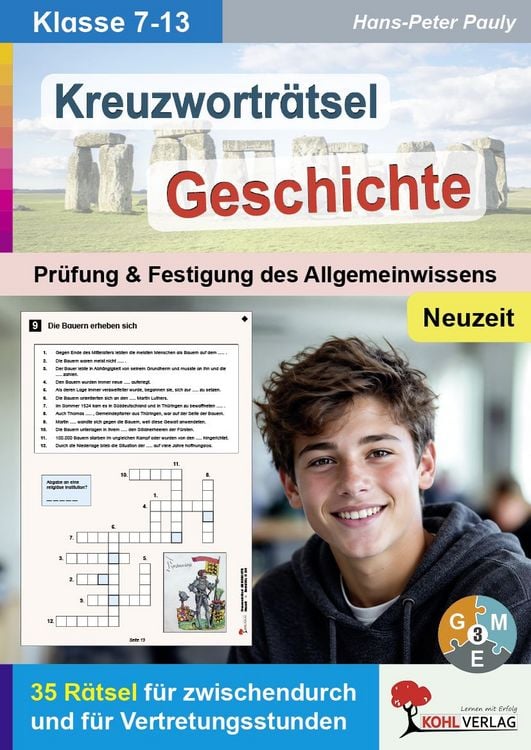 Produktbild: Kreuzwortr&auml;tsel Geschichte / Neuzeit