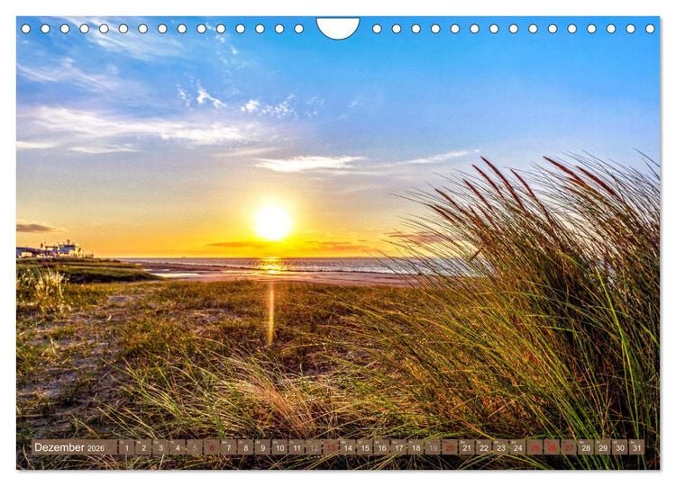 Produktbild: INSELLIEBE NORDERNEY (Wandkalender 2026 DIN A4 quer), CALVENDO Monatskalender