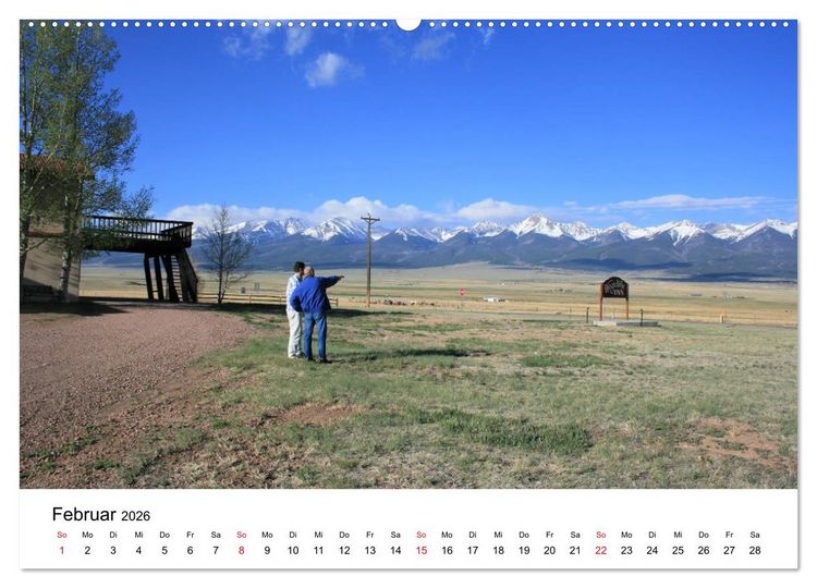 Produktbild: Colorado, USA - Ausflugsziele rund um Colorado Springs (Wandkalender 2026 DIN A2 quer), CALVENDO Monatskalender
