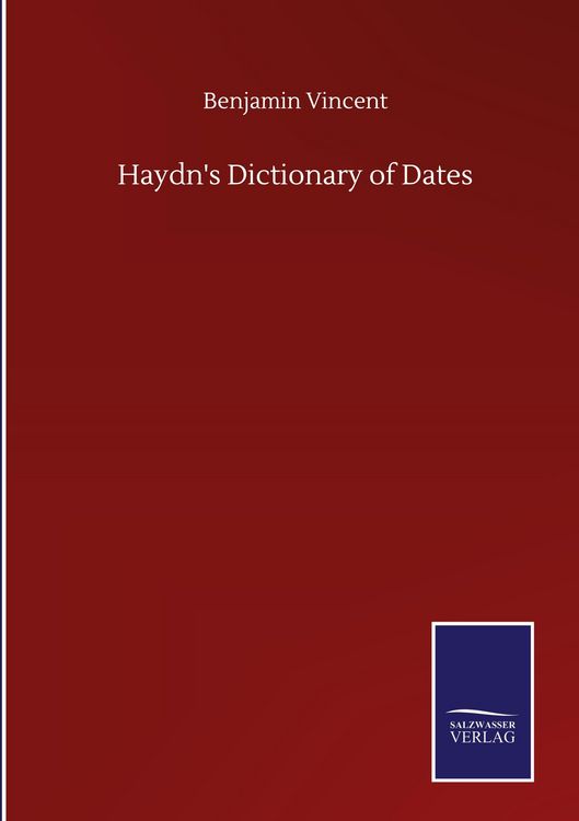 Produktbild: Haydn's Dictionary of Dates