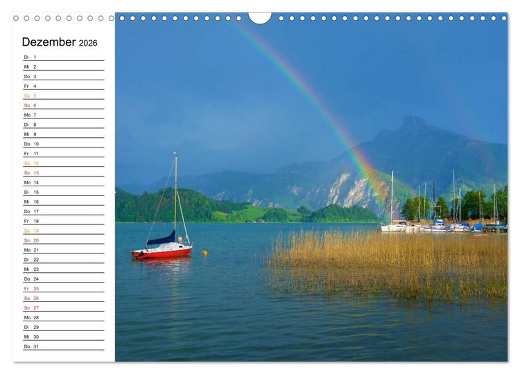 Produktbild: Traumhafter Mondsee (Wandkalender 2026 DIN A3 quer), CALVENDO Monatskalender