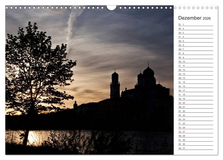 Produktbild: Pittoreskes Passau (Wandkalender 2026 DIN A3 quer), CALVENDO Monatskalender