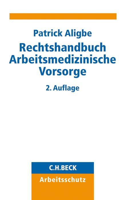 Produktbild: Rechtshandbuch Arbeitsmedizinische Vorsorge