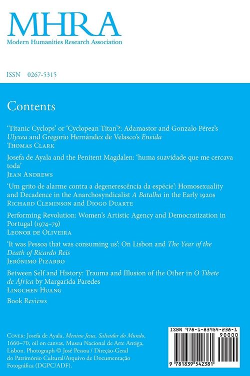 Produktbild: Portuguese Studies 38