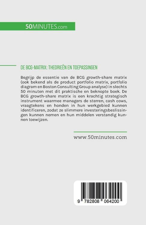 Produktbild: De BCG-matrix: theorie&euml;n en toepassingen