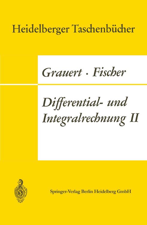 Produktbild: Differential- und Integralrechnung II