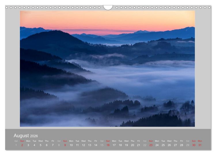Produktbild: Switzerland Mountainscapes 2026 (Wall Calendar 2026 DIN A3 landscape), CALVENDO 12 Month Wall Calendar