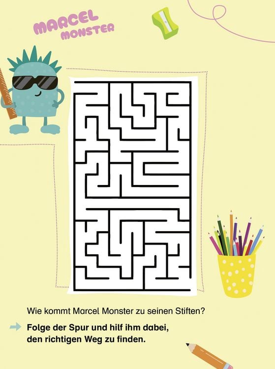 Produktbild: Monstermäßig lustige Rätsel für den Schulstart