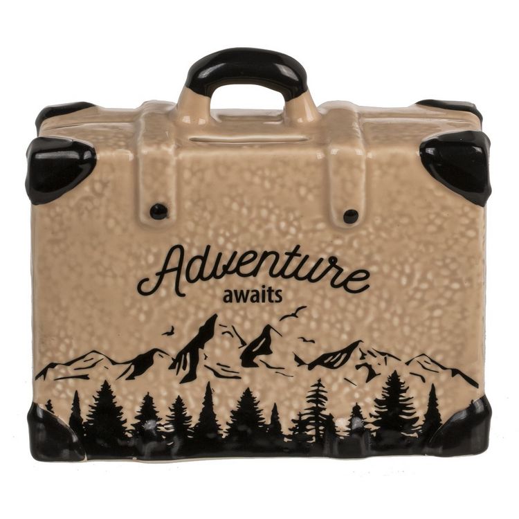 Produktbild: Spardose Travel Koffer 14,8x6x13cm