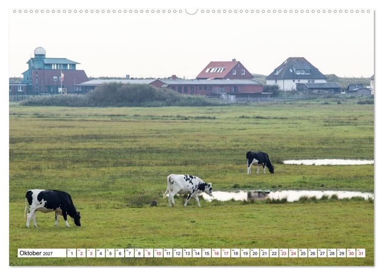 Produktbild: Wangerooge - Momente einer Reise (hochwertiger Premium Wandkalender 2027 DIN A2 quer), Kunstdruck in Hochglanz