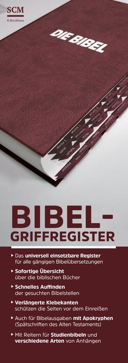 Produktbild: Bibel-Griffregister rot