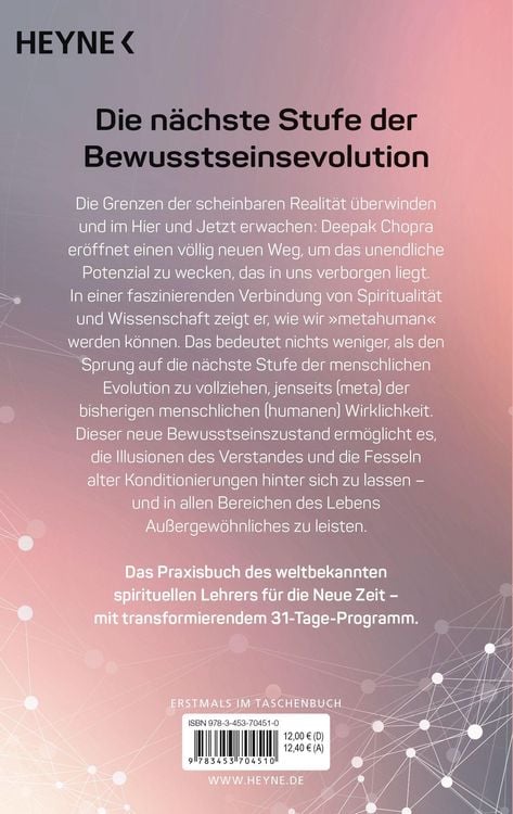 Produktbild: Metahuman - das Erwachen eines neuen Bewusstseins