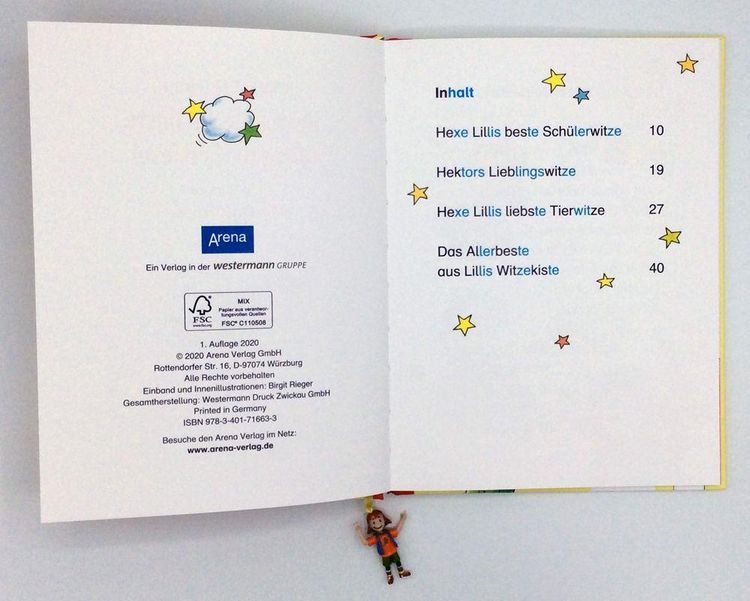 Produktbild: Hexe Lillis lustigste Witze f&uuml;r Erstleser
