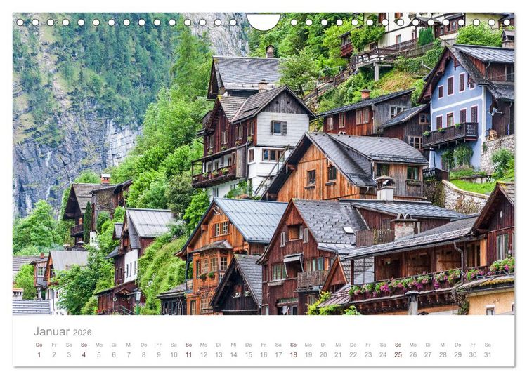 Produktbild: &Ouml;sterreich Rundreise (Wandkalender 2026 DIN A4 quer), CALVENDO Monatskalender