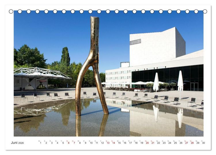 Produktbild: Bregenz am Bodensee (Tischkalender 2026 DIN A5 quer), CALVENDO Monatskalender