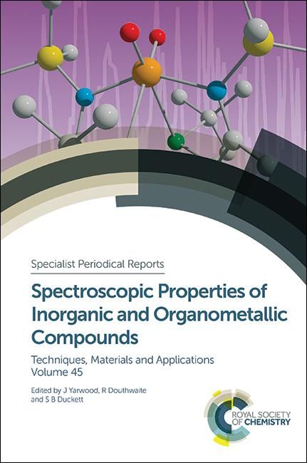Produktbild: Spectroscopic Properties of Inorganic and Organometallic Compounds