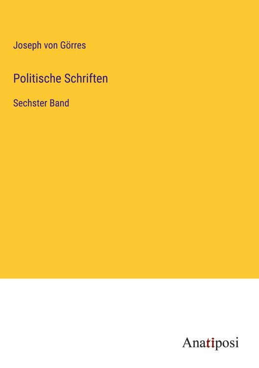 Produktbild: Politische Schriften