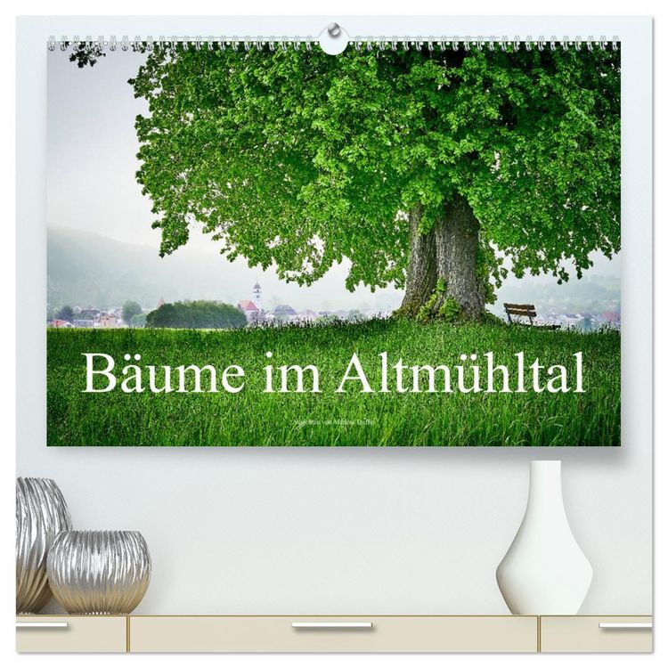 Produktbild: B&auml;ume im Altm&uuml;hltal (hochwertiger Premium Wandkalender 2026 DIN A2 quer), Kunstdruck in Hochglanz