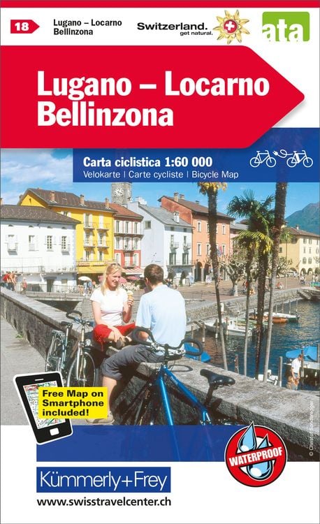 Bild vom Artikel Radwanderkarte Lugano - Locarno - Bellinzona mit Ortsindex (18) vom Autor 