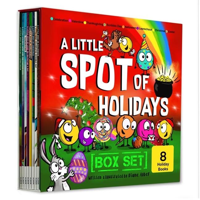 Produktbild: A Little Spot of Holidays Book Box Set (Books 41-48: Christmas, Halloween, Thanksgiving, Valentine's Day, Easter, St. Patty's Day, Scribble Day, Celeb