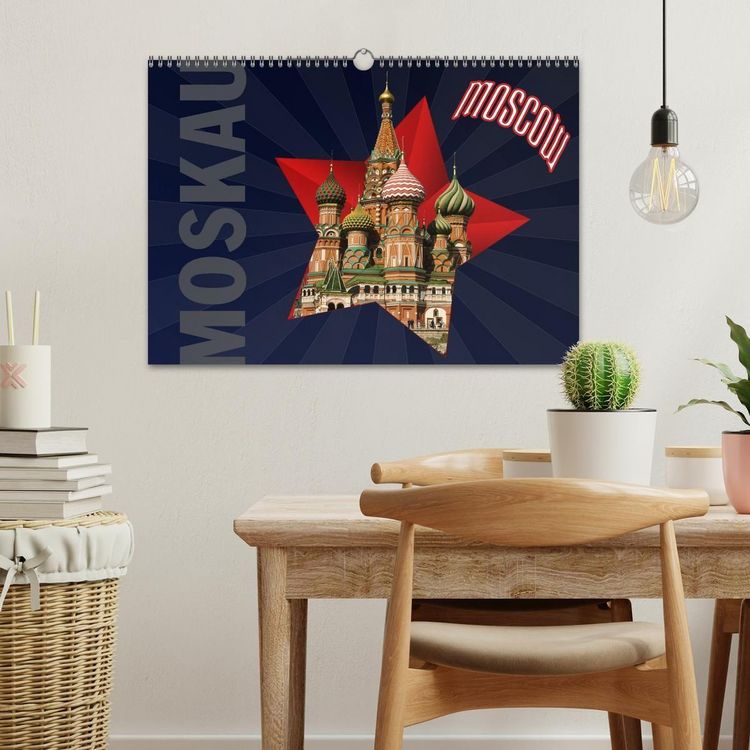 Produktbild: Moskau - Moscow (Wandkalender 2027 DIN A3 quer), CALVENDO Monatskalender
