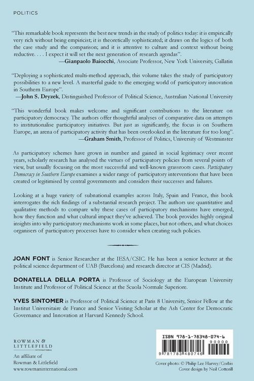 Produktbild: Participatory Democracy in Southern Europe