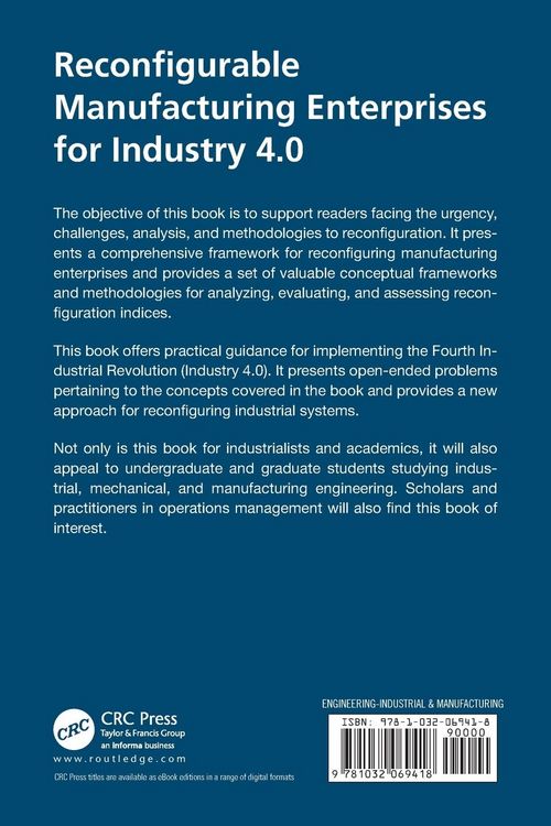 Produktbild: Reconfigurable Manufacturing Enterprises for Industry 4.0