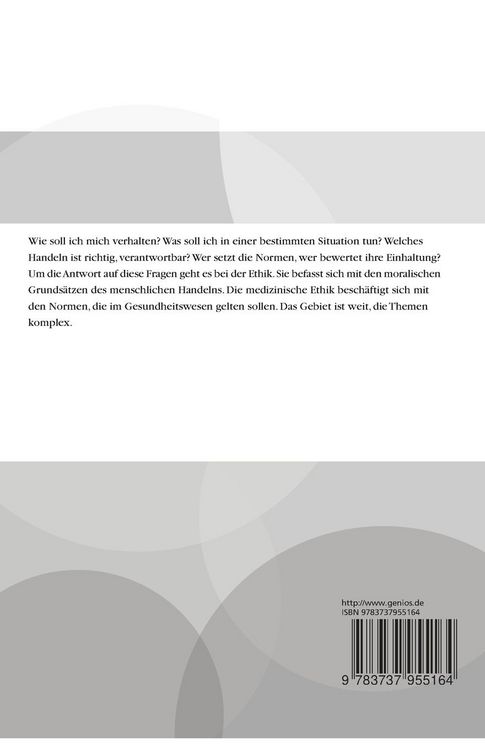 Produktbild: Medizinethik