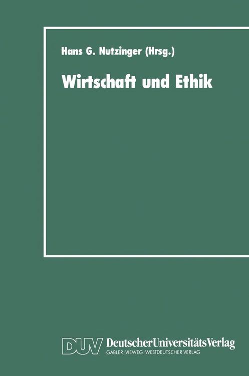 Produktbild: Wirtschaft und Ethik