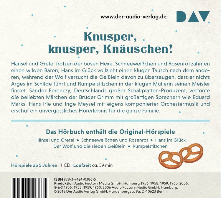 Produktbild: H&auml;nsel und Gretel und weitere M&auml;rchen