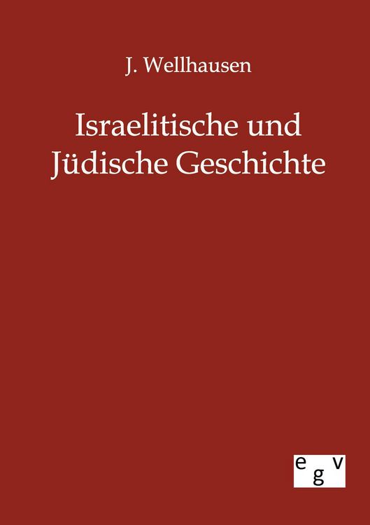 Produktbild: Israelitische und J&uuml;dische Geschichte