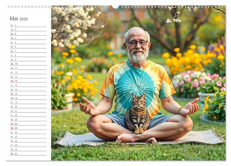 Produktbild: Renten-Turbo. Wenn der Ruhestand erst richtig Fahrt aufnimmt (Wandkalender 2026 DIN A2 quer), CALVENDO Monatskalender