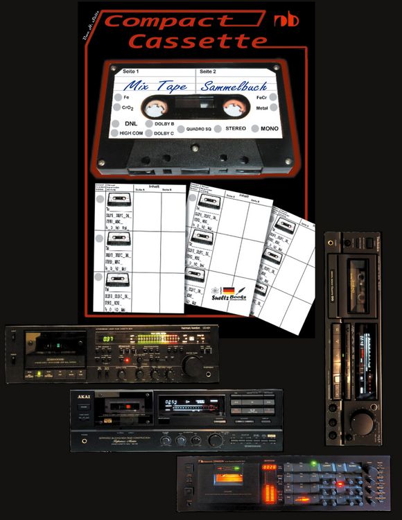 Produktbild: MIX TAPE Compact Cassette - Sammelbuch
