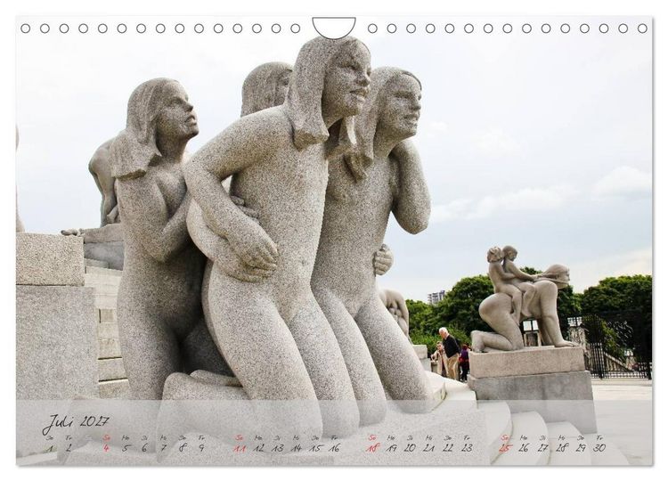 Produktbild: Vigeland (Wandkalender 2027 DIN A4 quer), CALVENDO Monatskalender