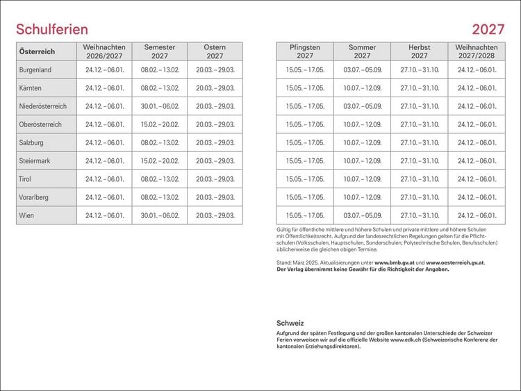 Produktbild: Rentner Kalenderbuch A6 2027