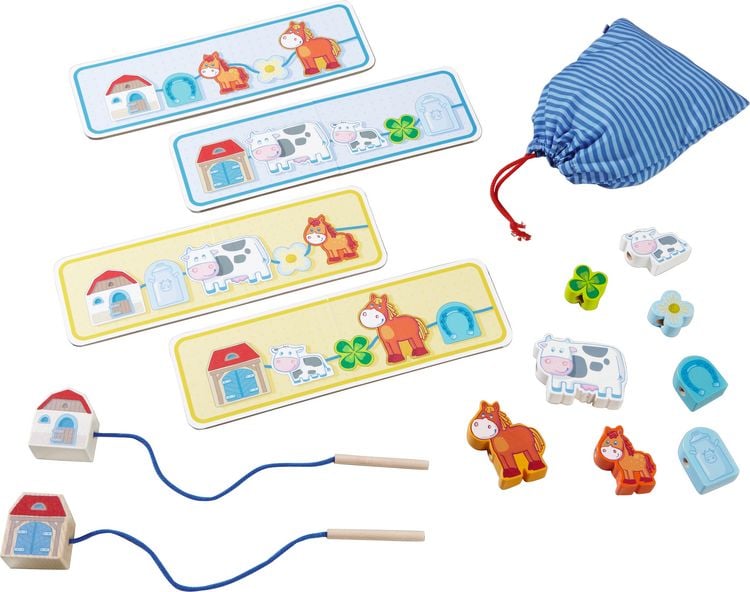 Produktbild: HABA Meine erste Spielwelt Bauernhof: F&auml;delspiel auf dem Land