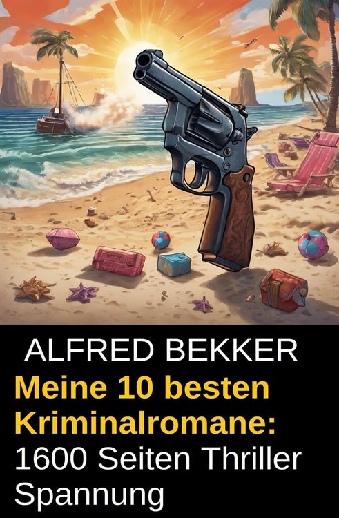 Produktbild: Meine 10 besten Kriminalromane: 1600 Seiten Thriller Spannung (Alfred Bekker Thriller Sammlung, #3)