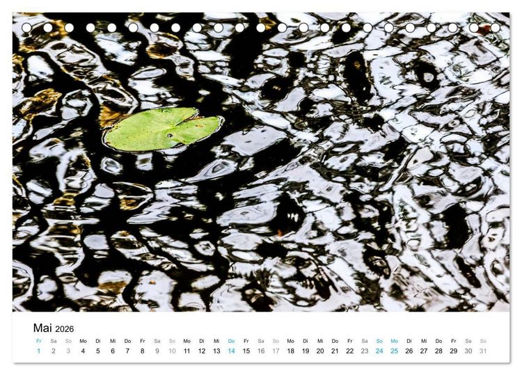Produktbild: Wasser-Farben (Tischkalender 2026 DIN A5 quer), CALVENDO Monatskalender