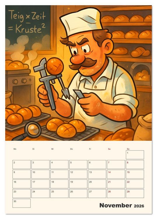 Produktbild: Berufe mal anders &ndash; Ein Jahr voller Job-Klischees (Tischkalender 2026 DIN A5 hoch), CALVENDO Monatskalender