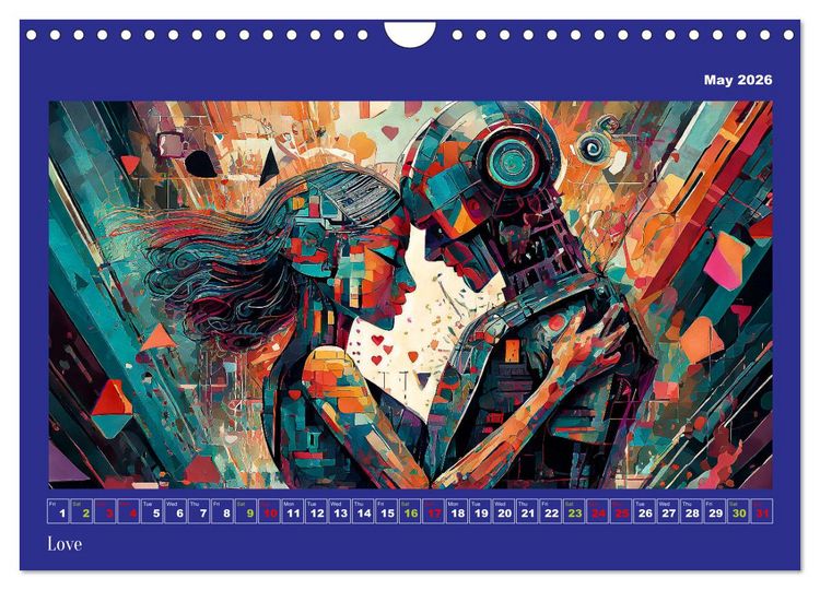 Produktbild: Pixelated Passions (Wall Calendar 2026 DIN A4 landscape), CALVENDO 12 Month Wall Calendar