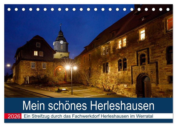 Produktbild: Mein sch&ouml;nes Herleshausen (Tischkalender 2026 DIN A5 quer), CALVENDO Monatskalender
