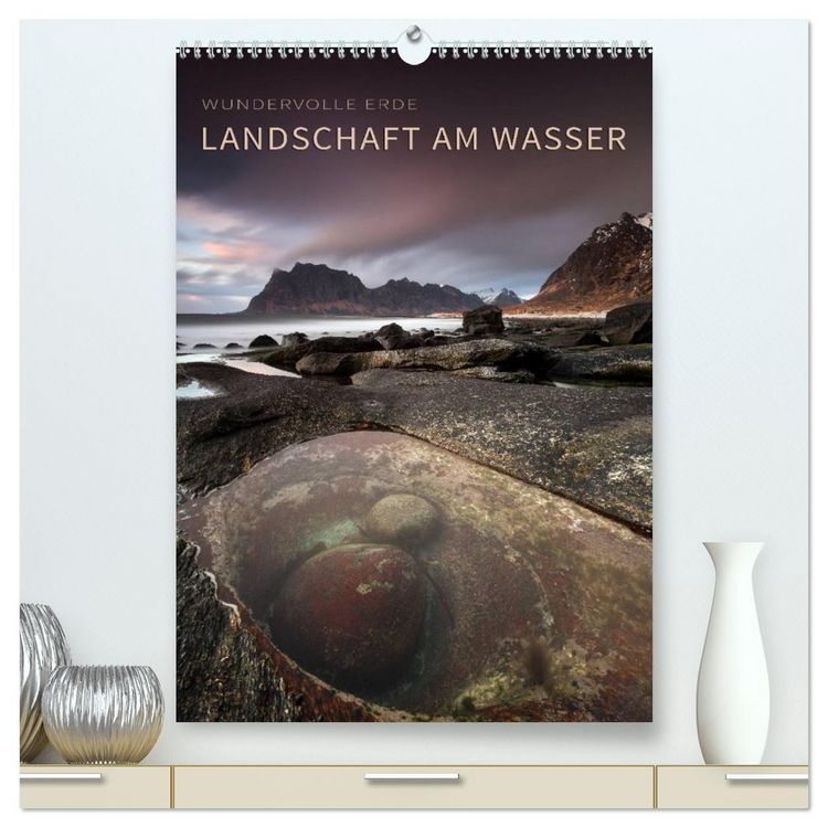 Produktbild: LANDSCHAFT AM WASSER (hochwertiger Premium Wandkalender 2026 DIN A2 hoch), Kunstdruck in Hochglanz
