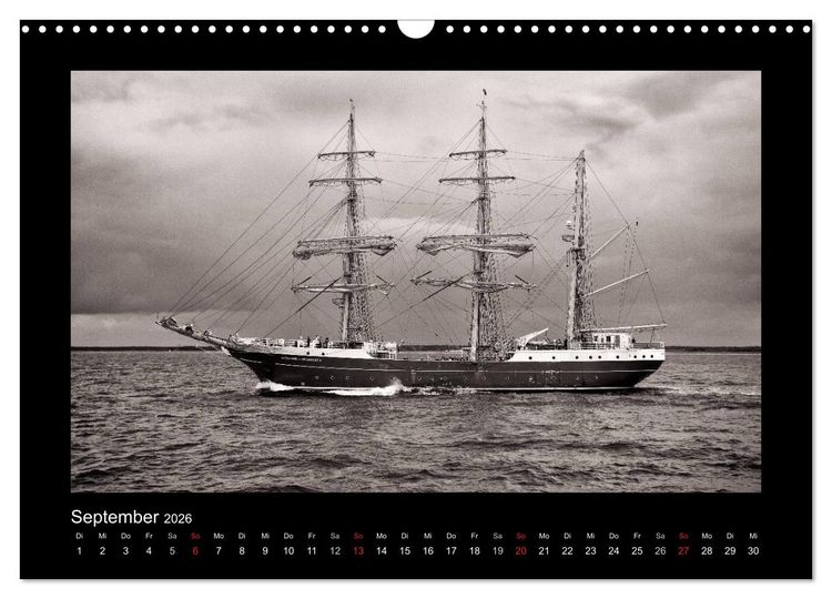 Produktbild: Segelschiffe auf der Ostsee (Wandkalender 2026 DIN A3 quer), CALVENDO Monatskalender
