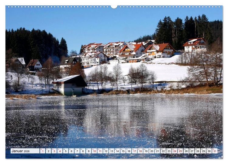 Produktbild: Urlaubsregion Schwarzwald (Wandkalender 2026 DIN A2 quer), CALVENDO Monatskalender