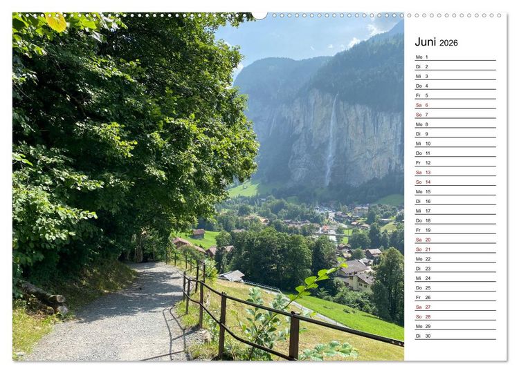 Produktbild: Alpenauszeit - Bergmomente f&uuml;rs Herz (Wandkalender 2026 DIN A2 quer), CALVENDO Monatskalender
