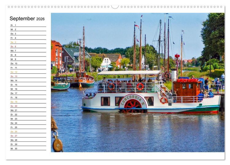 Produktbild: Ostfriesland - maritim pur (Wandkalender 2026 DIN A2 quer), CALVENDO Monatskalender