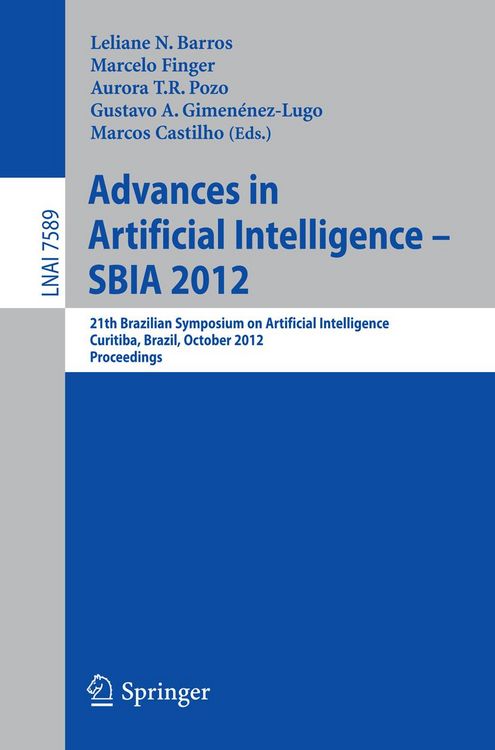 Produktbild: Advances in Artificial Intelligence - SBIA 2012