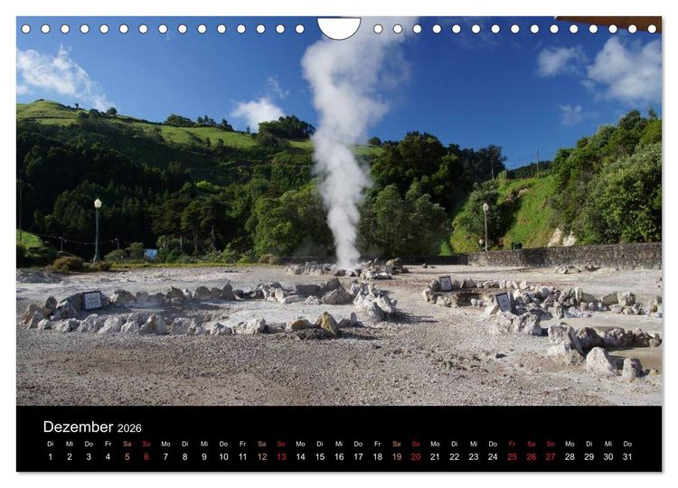 Produktbild: Azoren - Ein Naturerlebnis (Wandkalender 2026 DIN A4 quer), CALVENDO Monatskalender